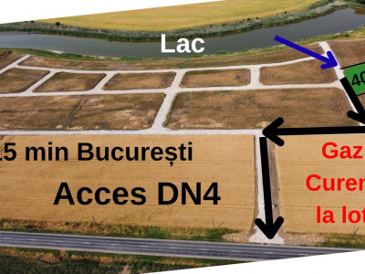 Teren Frumusani Gaz- Curent 400 mp |  D.N. 4